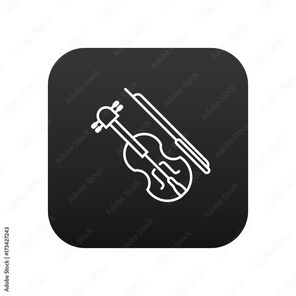 Violin vector icon Violin vector icon