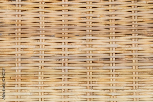 Closed Up of Rattan Texture of Basket Weave Pattern