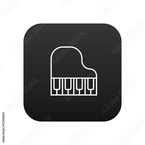 Piano vector icon