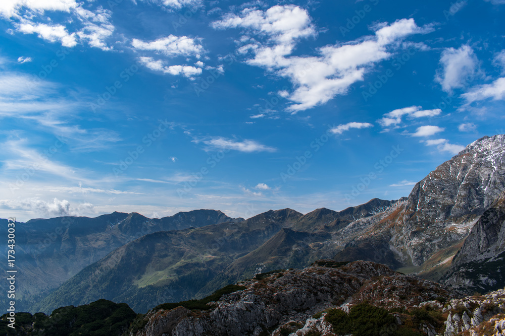 View of the Carnian Alps