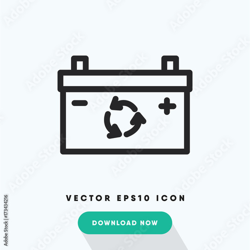 Accumulator vector icon