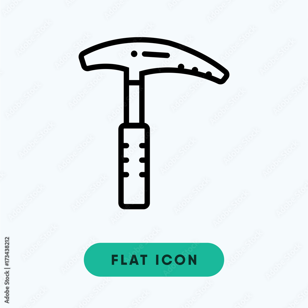 Hiking vector icon Hiking vector icon