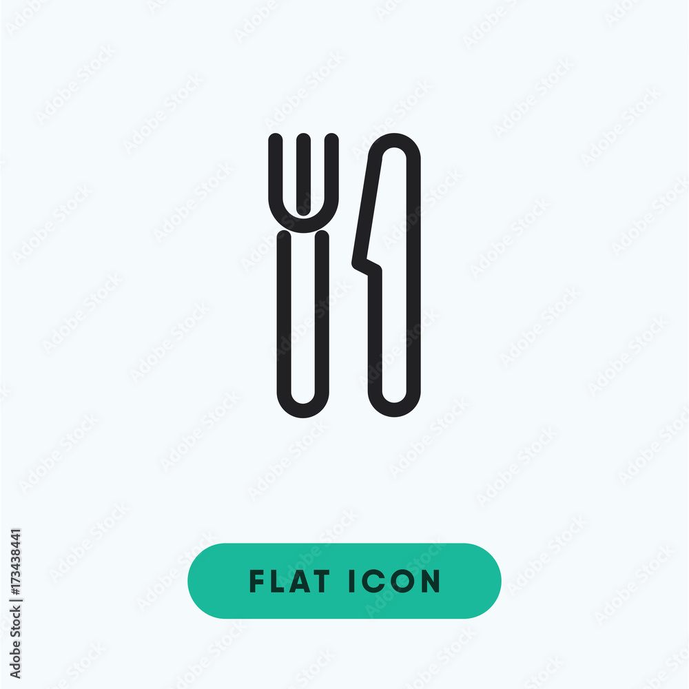 Cutlery vector icon Cutlery vector icon