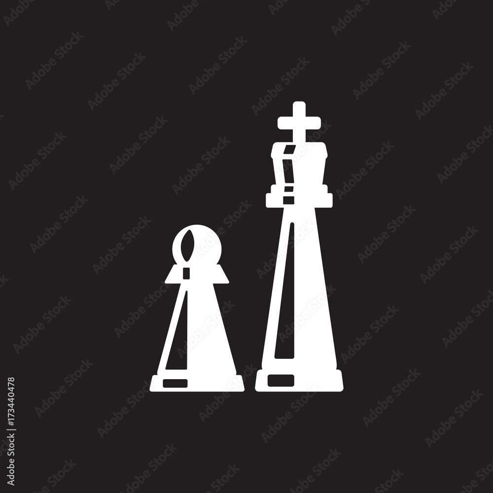Chess vector icon Chess vector icon