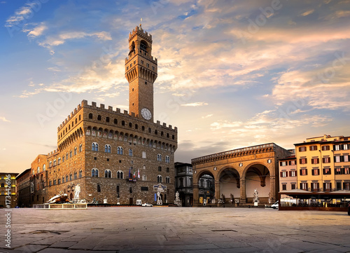 Square of Signoria in Florence photo