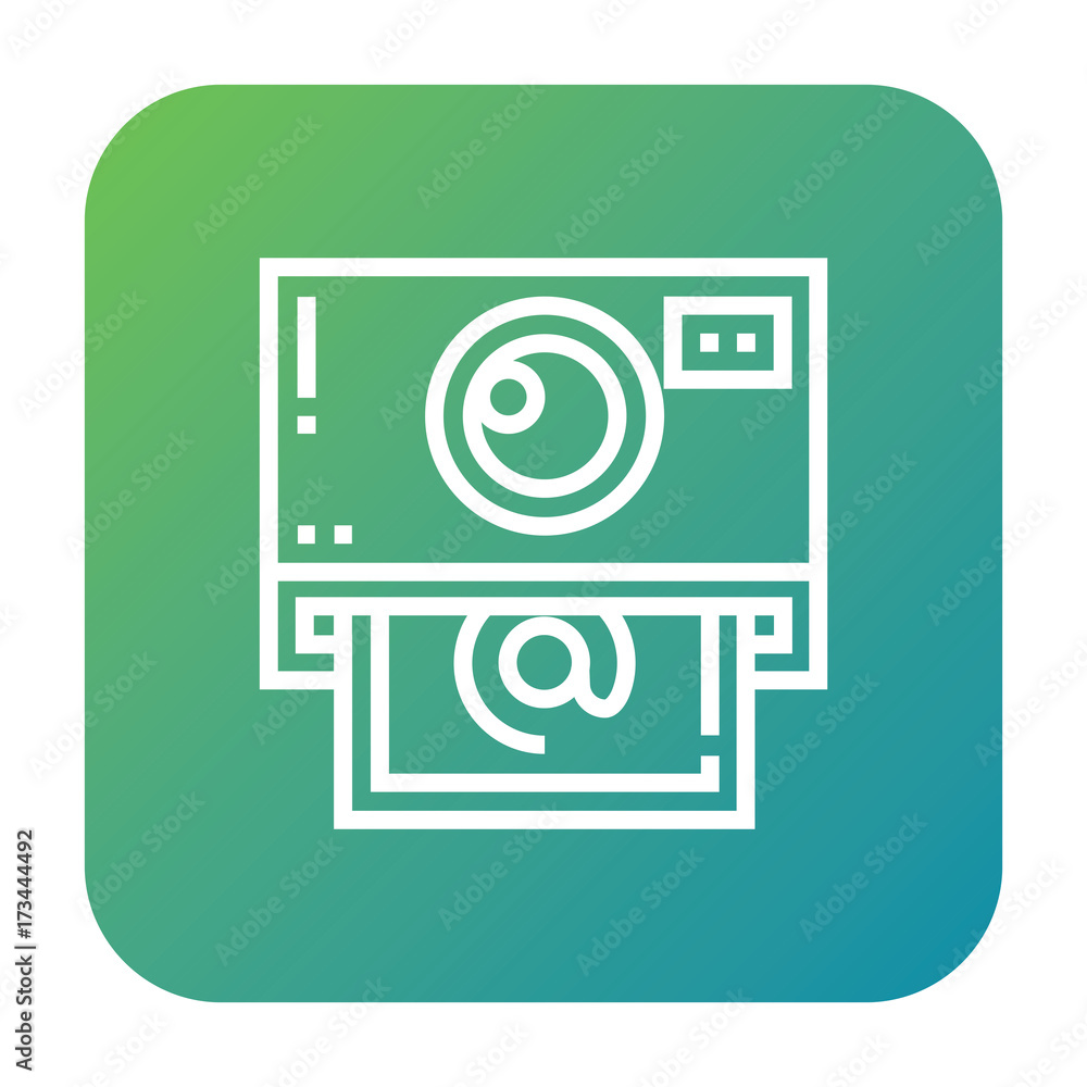 Photo camera icon, media symbol. Modern, simple flat vector illustration for web site or mobile app Photo camera icon, media symbol. Modern, simple flat vector illustration for web site or mobile app