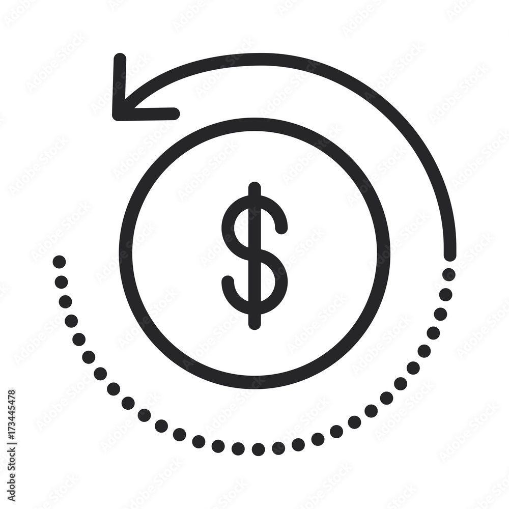 Money change vector icon Money change vector icon