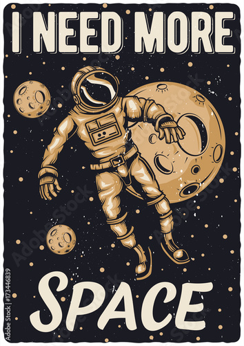 T-shirt or poster design