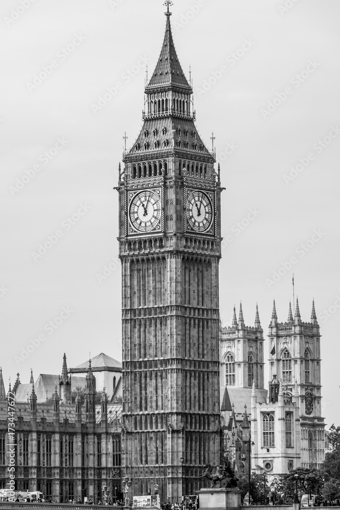 Fototapeta premium Queen Elizabeth Tower with Big Ben at Westminster