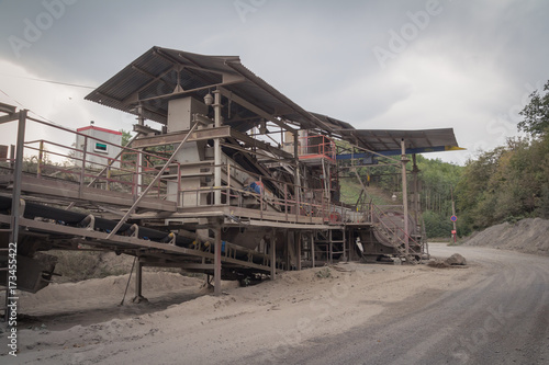 industrial factory stone mining
