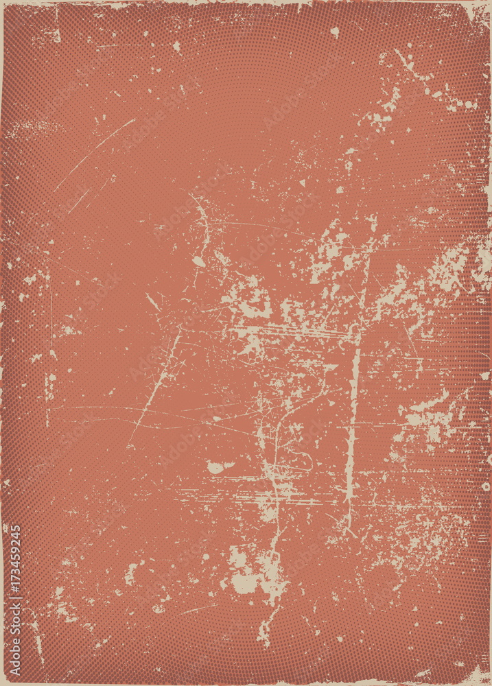 Fototapeta premium Vintage And Grunge Red Scratched Background