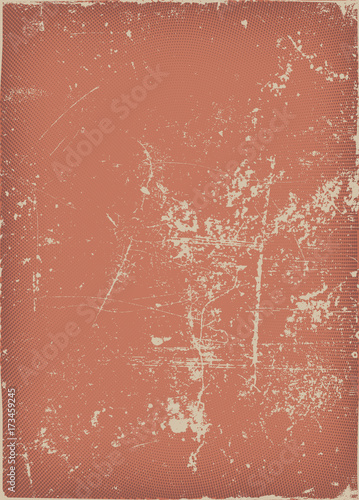 Vintage And Grunge Red Scratched Background