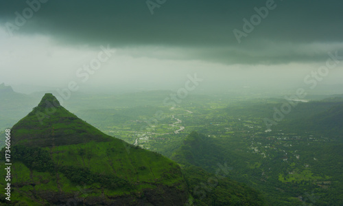 Serene beauty of Lonavala, View from Lions point
