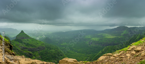 Serene beauty of Lonavala, View from Lions point