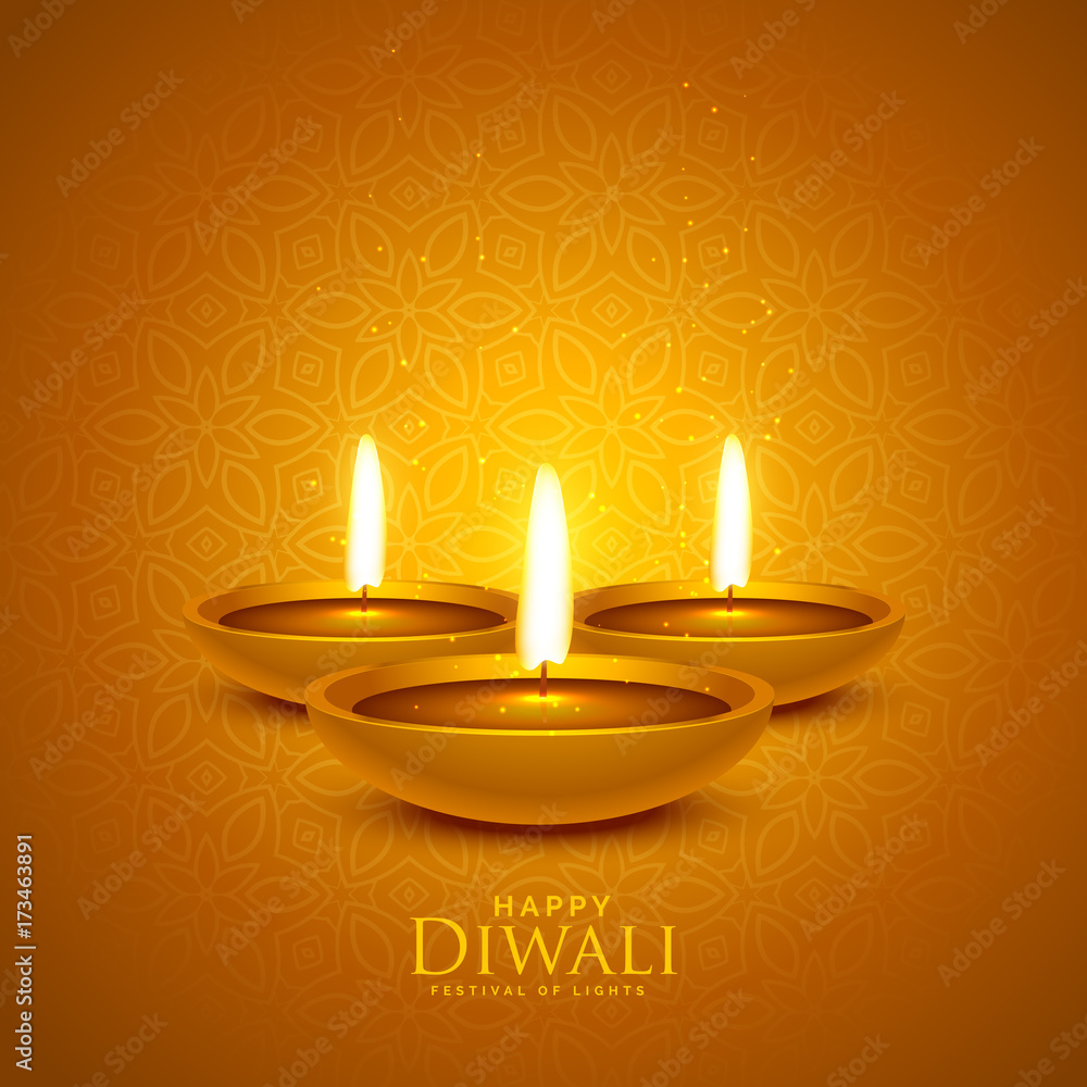 luxury diwali festival background with diya lamps luxury diwali festival background with diya lamps