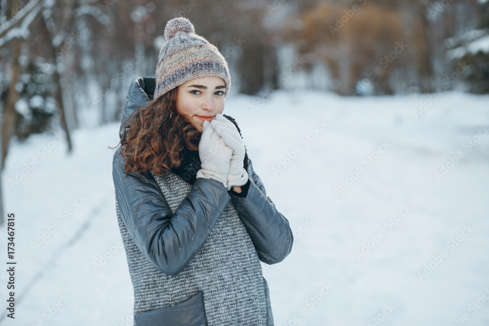 Lady on a walk Lady on a walk