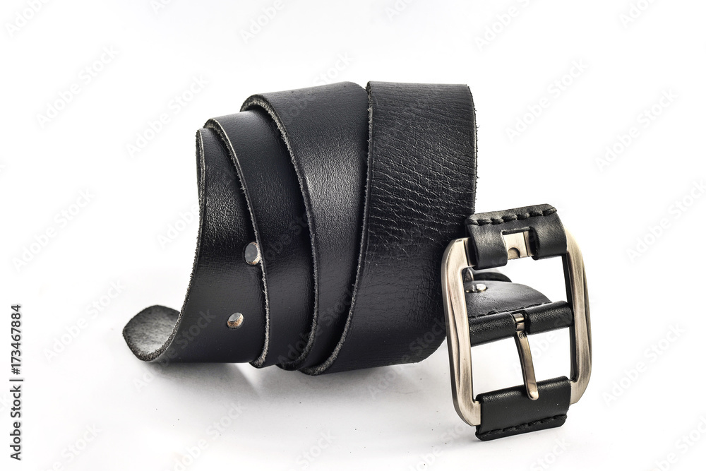 leather belt isolated on white background leather belt isolated on white background