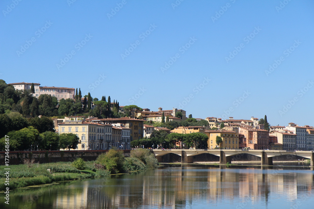 Paysage de Toscane à Florence