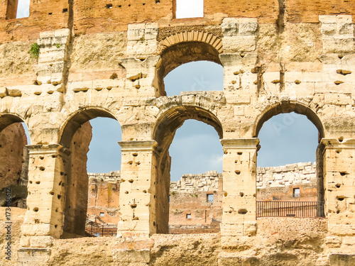 Roman Colosseum, the most known sight of Rome