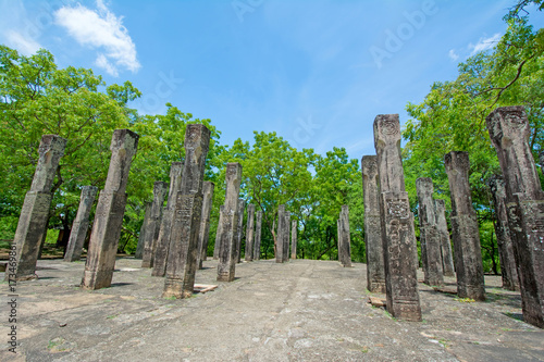 Ancient Ruins Of Polonnaruwa, Sri Lanka. Polonnaruwa Is The Second Most Ancient Of Sri Lankas Kingdoms photo