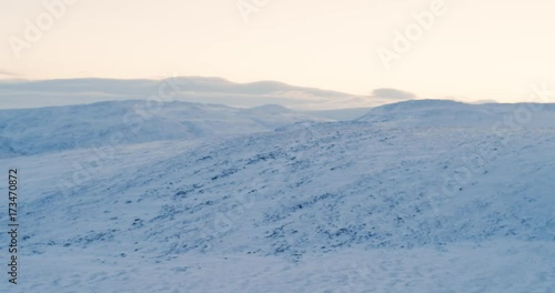 Aerial Footage Arctic Tundra . Stunning aerial footage of the vast and desolate arctic tundra.. 4k. Red Epic. photo