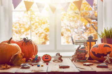 Pumpkin, sweets and cookies
