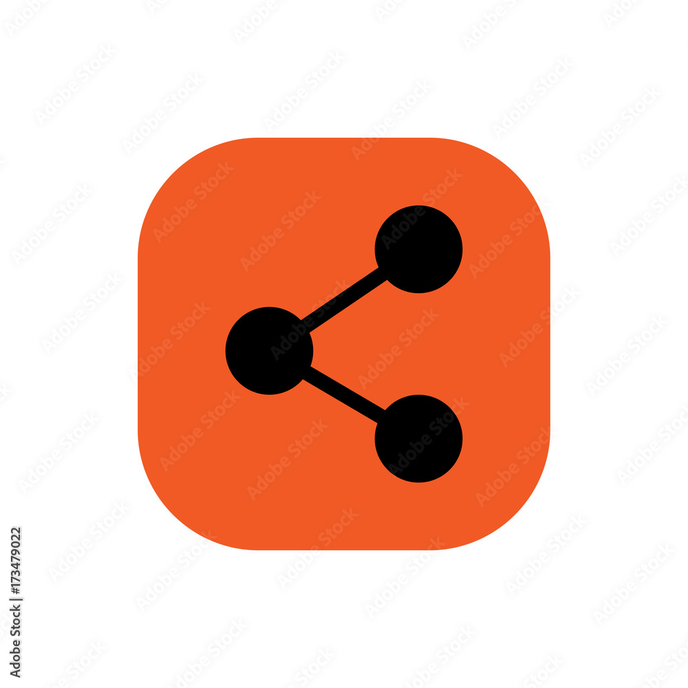 Share Square icon vector illustration Share Square icon vector illustration