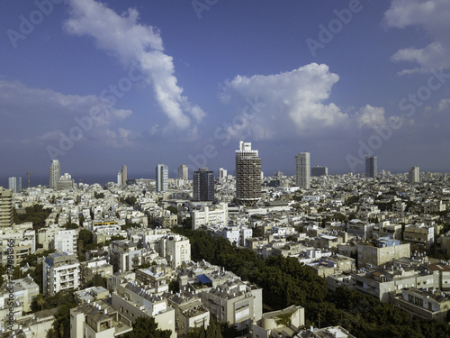 central Tel Aviv, Habima Theatre, Heihal Hatarbut, National Theatr, edge of Rothschild blvd, Building surrounding photo