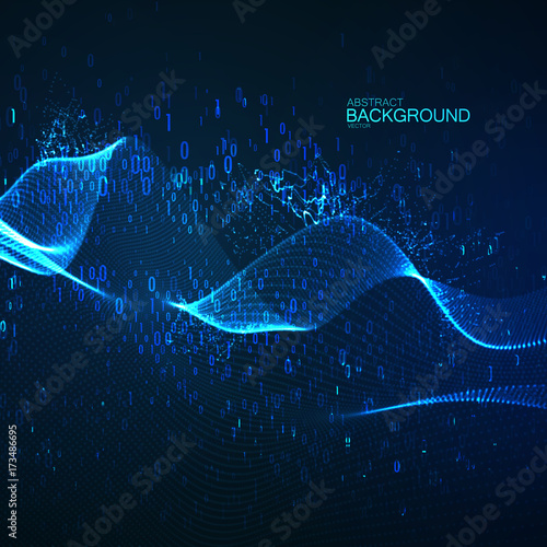 Abstract transforming virtual space.