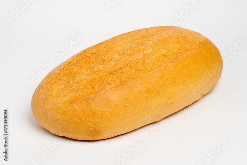 loaf of bread on a white background. isolate.