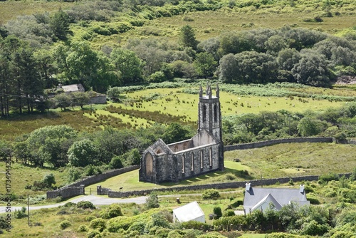 Irlandzki kościół w Dunlewey