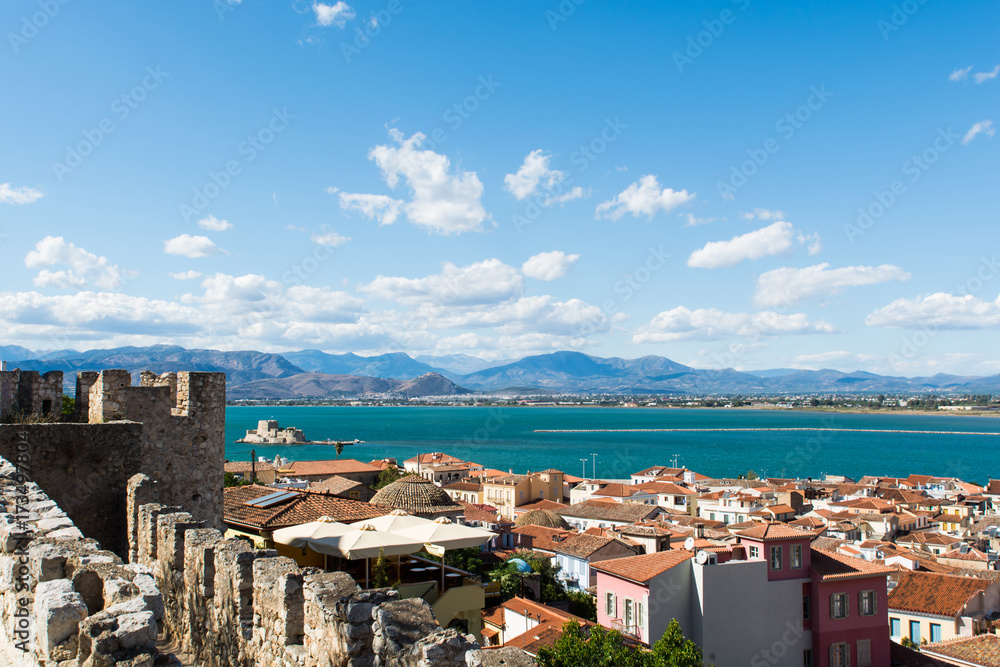 Obraz premium Nafplio view from city top