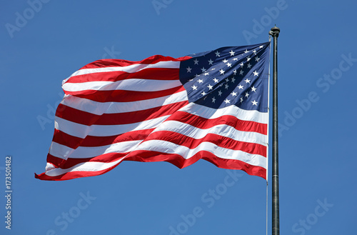 national flag usa photo