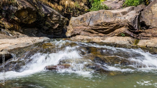 Ravana waterfall near Ella in Sir Lanka