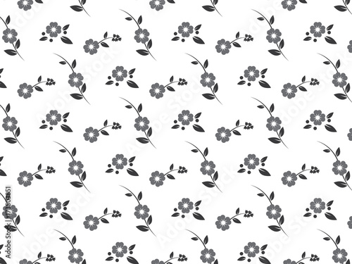 Floral vine background. vector pattern.  © Voy_ager