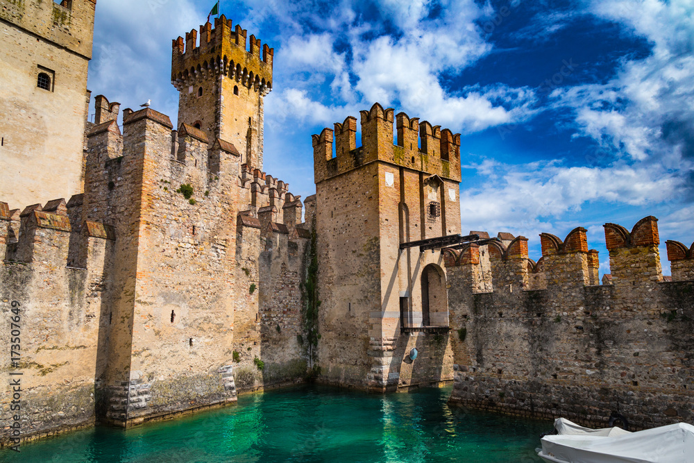 Castle by Lake Garda