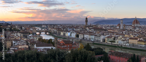 Sunset over Florence