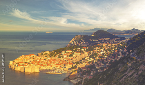 Panorama of Dubrovnik Croatia
