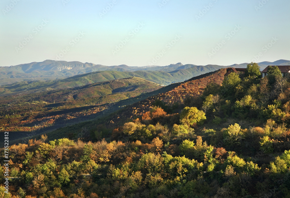 Mountains near Sighnaghi. Kakheti. Georgia