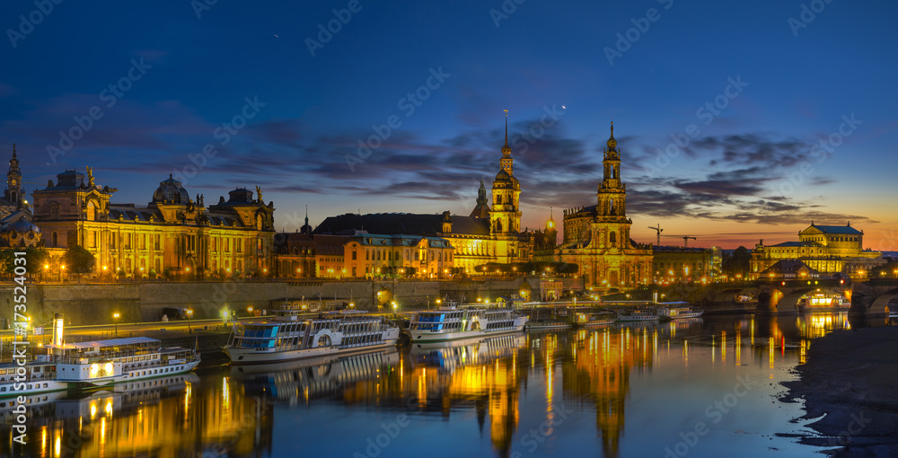 Panoramic image of Dresden, Germany