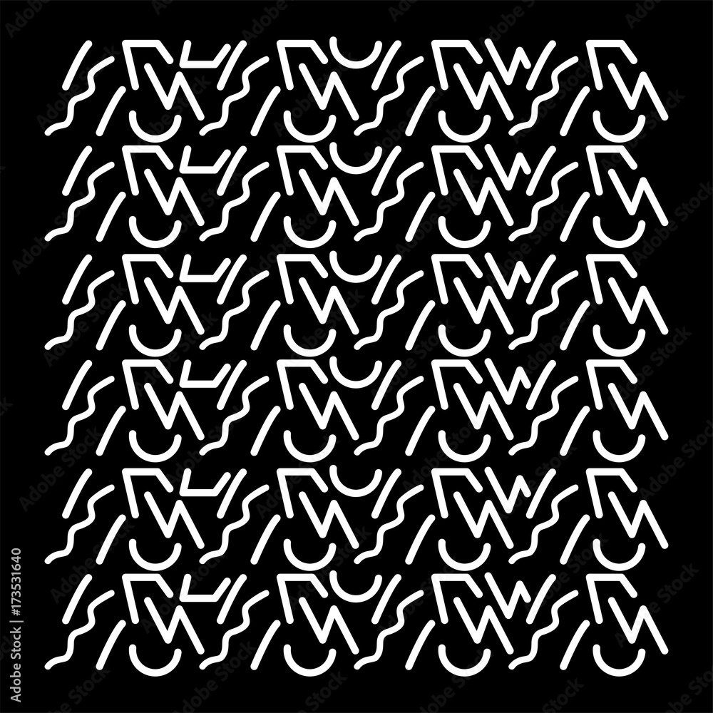 Obraz premium Abstract Geometric Seamless Background
