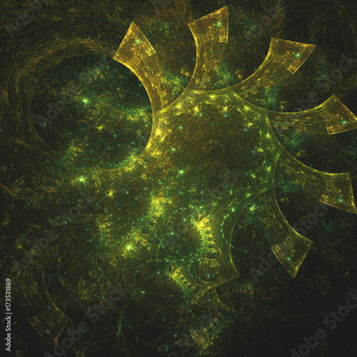 fractal world, background color