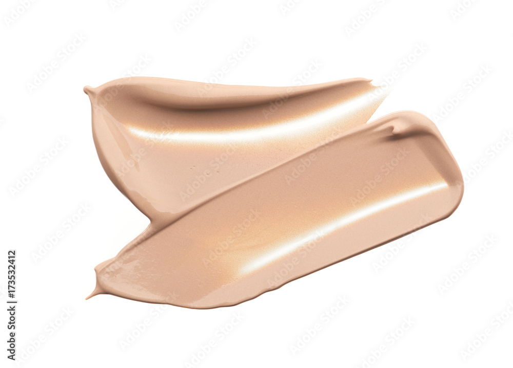 smear paint of cosmetic products smear paint of cosmetic products