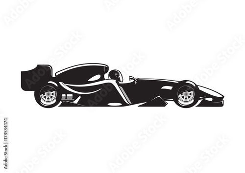 illustration of formula car