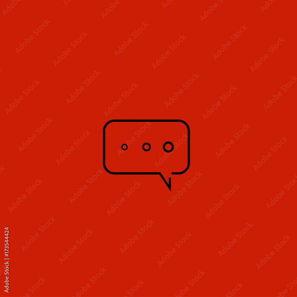 message icon vector. Text message vector icon. Speech bubble symbol message icon vector. Text message vector icon. Speech bubble symbol