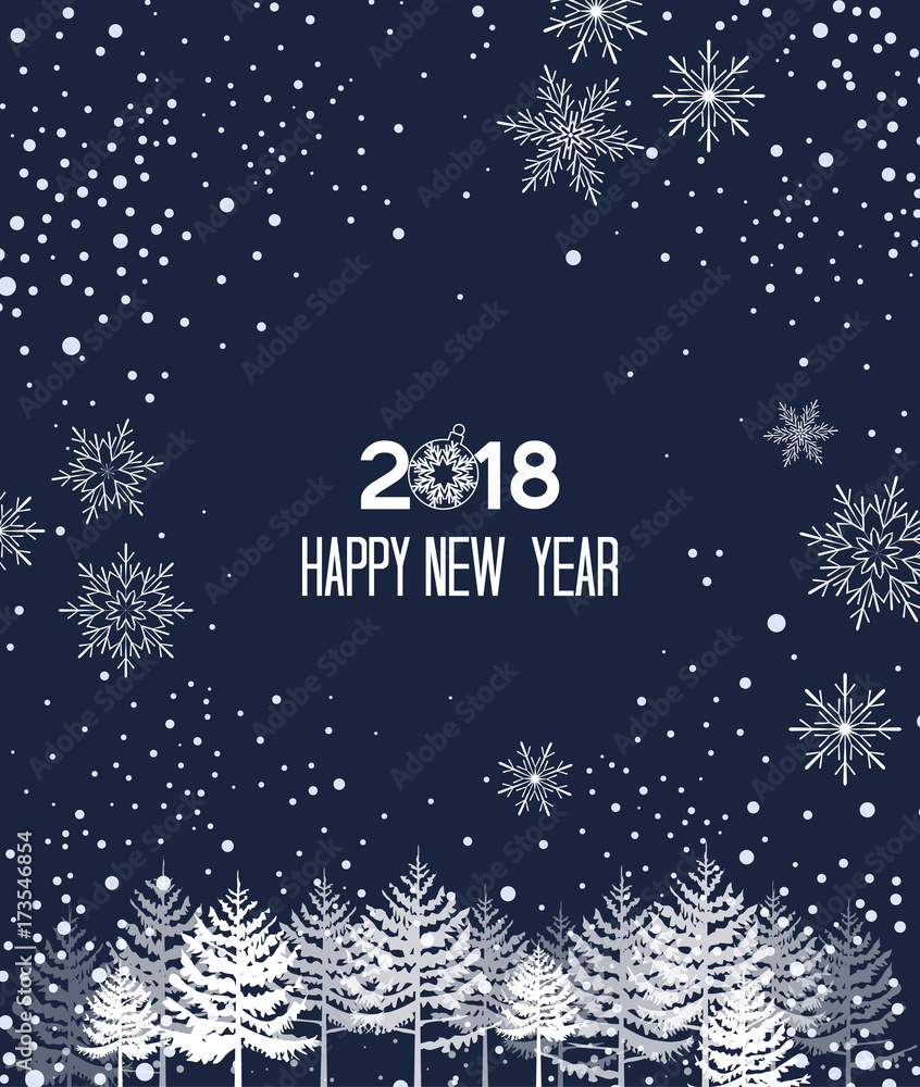 Christmas background with snow Christmas background with snow