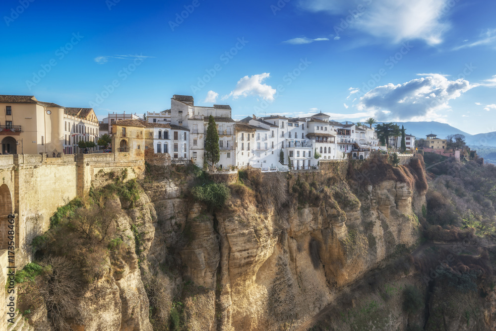 Ancient town of Ronda. Malaga province, Andalusia, Spain