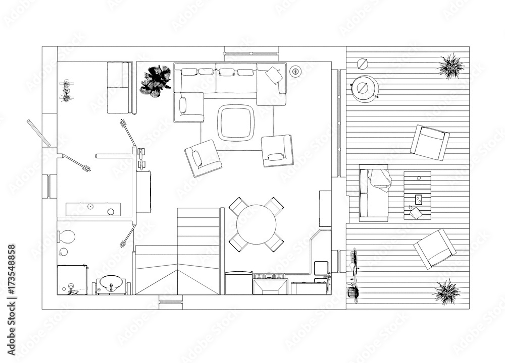 floor plan sketch