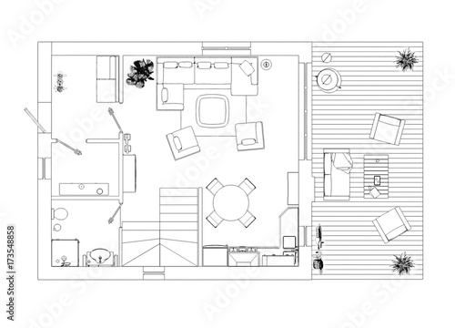 floor plan sketch