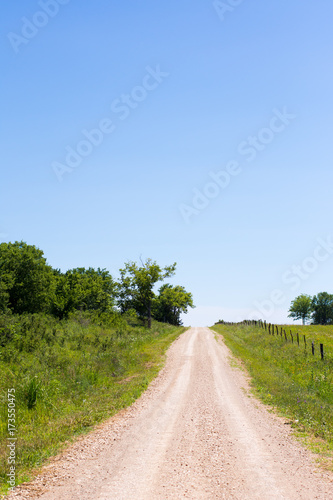 Gravel Road in Country © MEndersbe